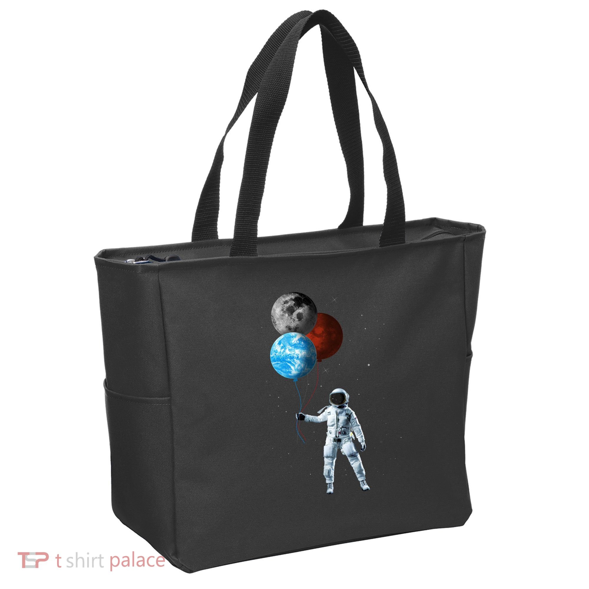 Planet Balloons Astronaut Space Tote Bag