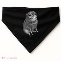 Sweet Black Pug USA-Made Doggie Bandana thumb 0