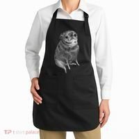 Sweet Black Pug Apron thumb 2