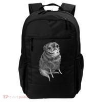 Sweet Black Pug Backpack thumb 0