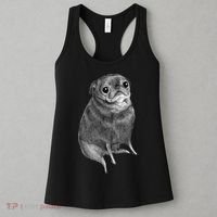 Sweet Black Pug Women's Tank Top thumb 3