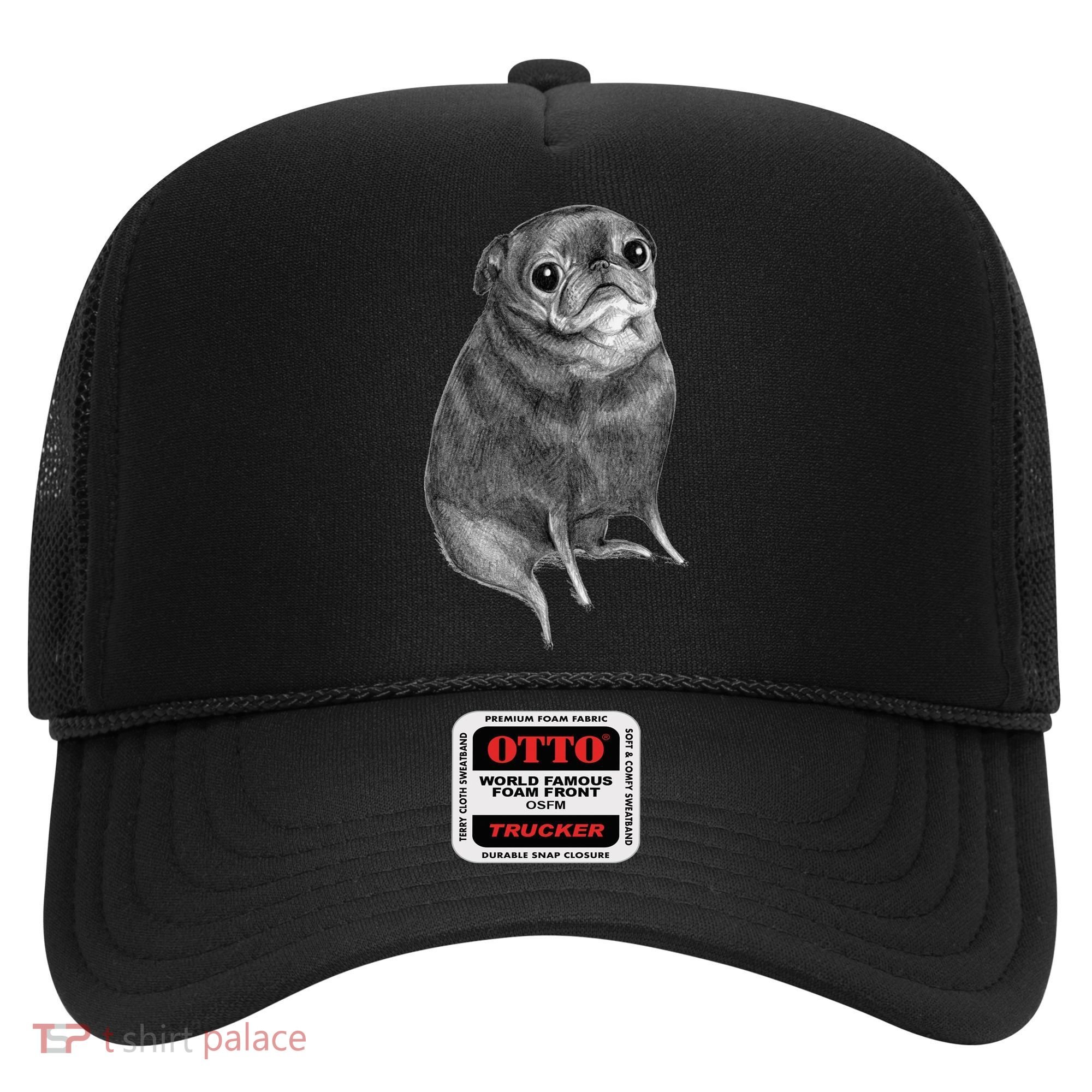 Sweet Black Pug Hat