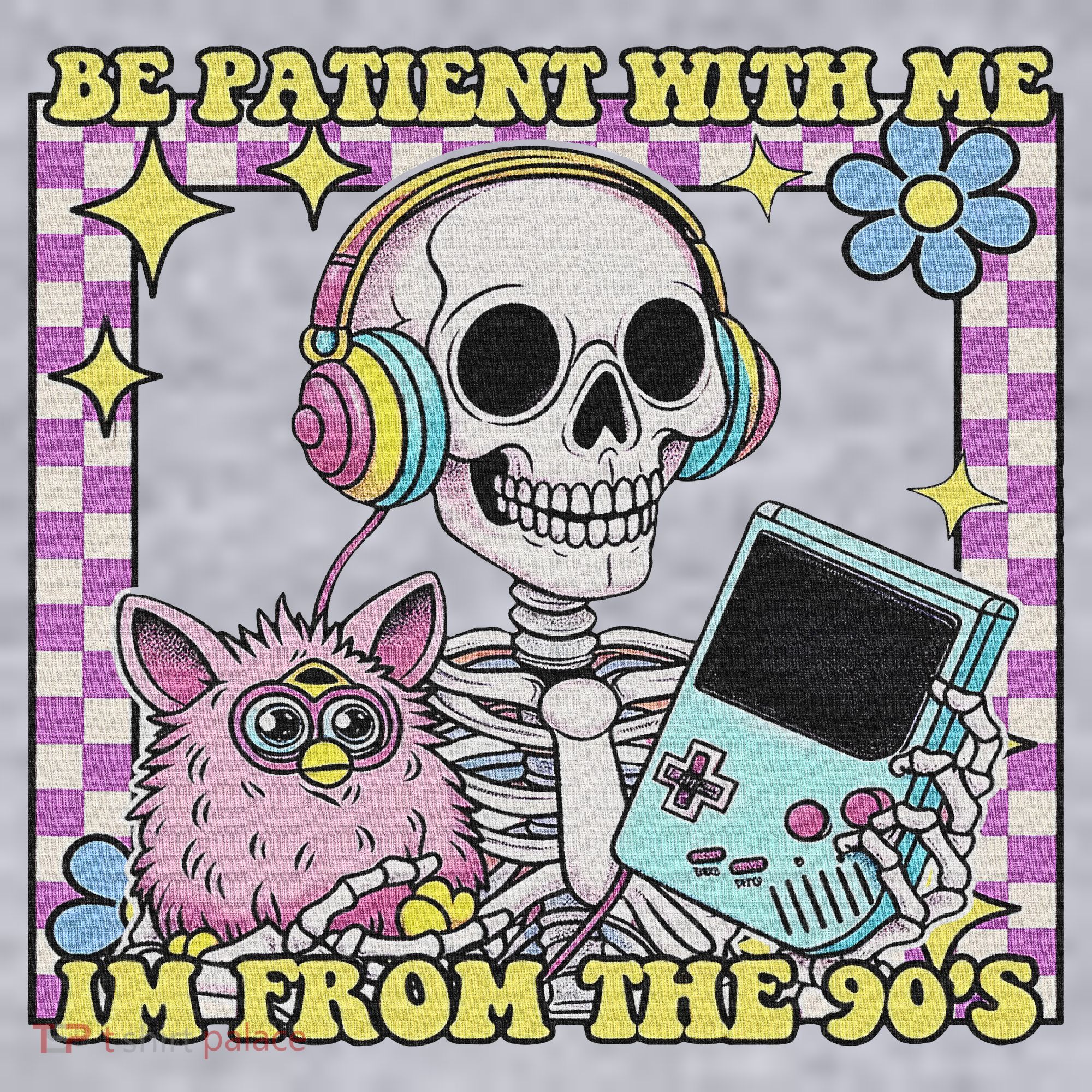 Skeleton Be Patient With Me I'm From The 90s Women's Sweatshirt