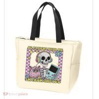Skeleton Be Patient With Me I'm From The 90s Tote Bag thumb 3