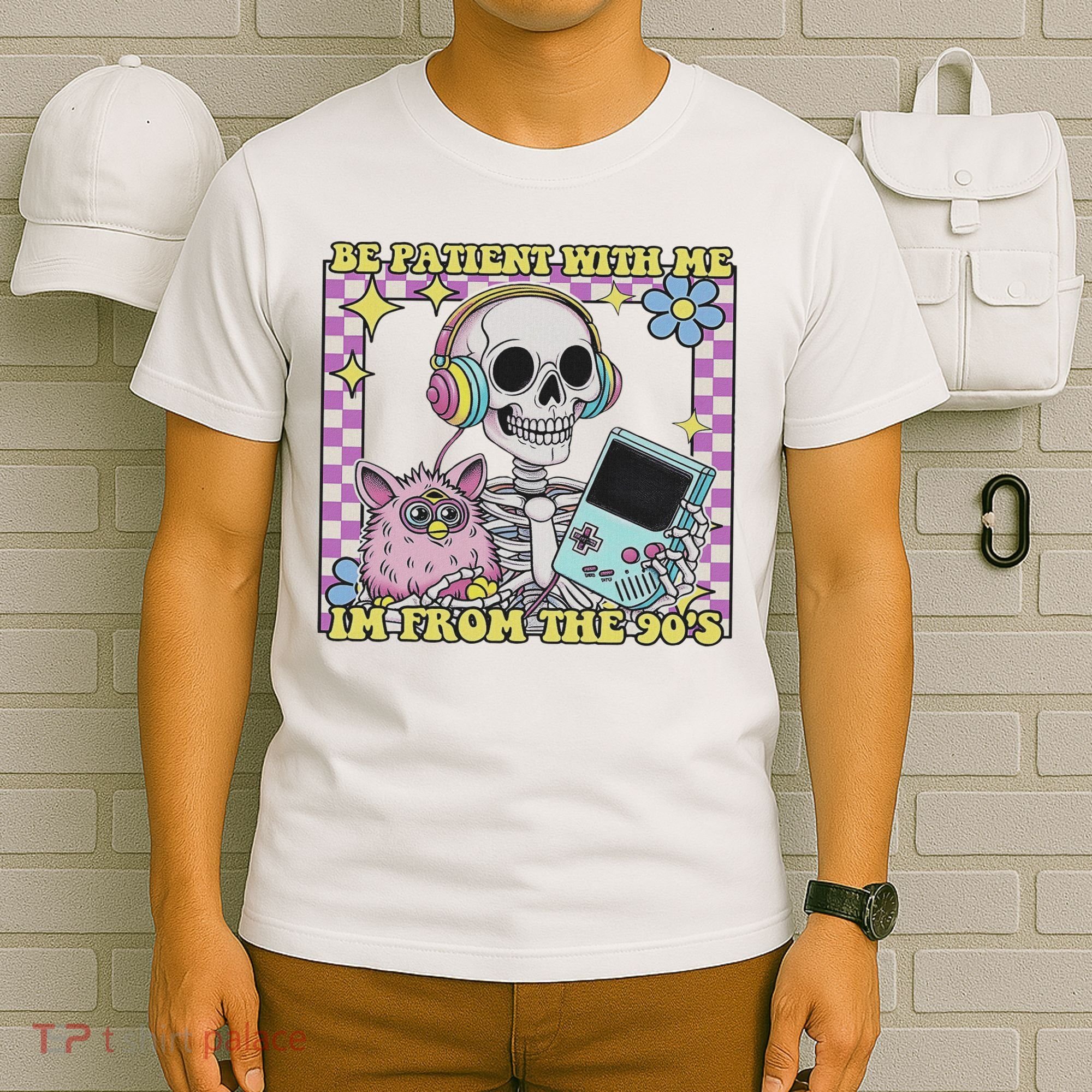 Skeleton Be Patient With Me I'm From The 90s T-Shirt