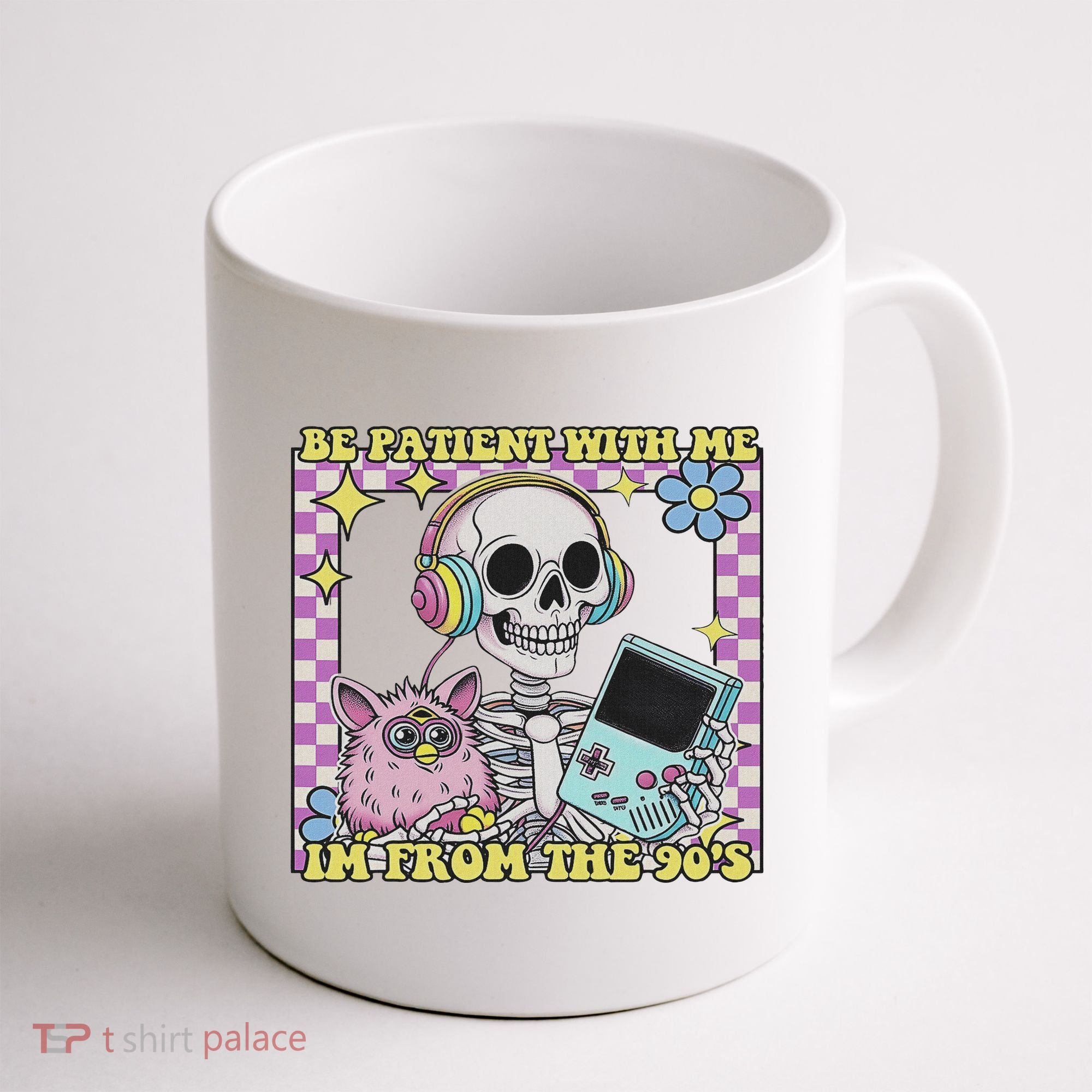 Skeleton Be Patient With Me I'm From The 90s Coffee Mug