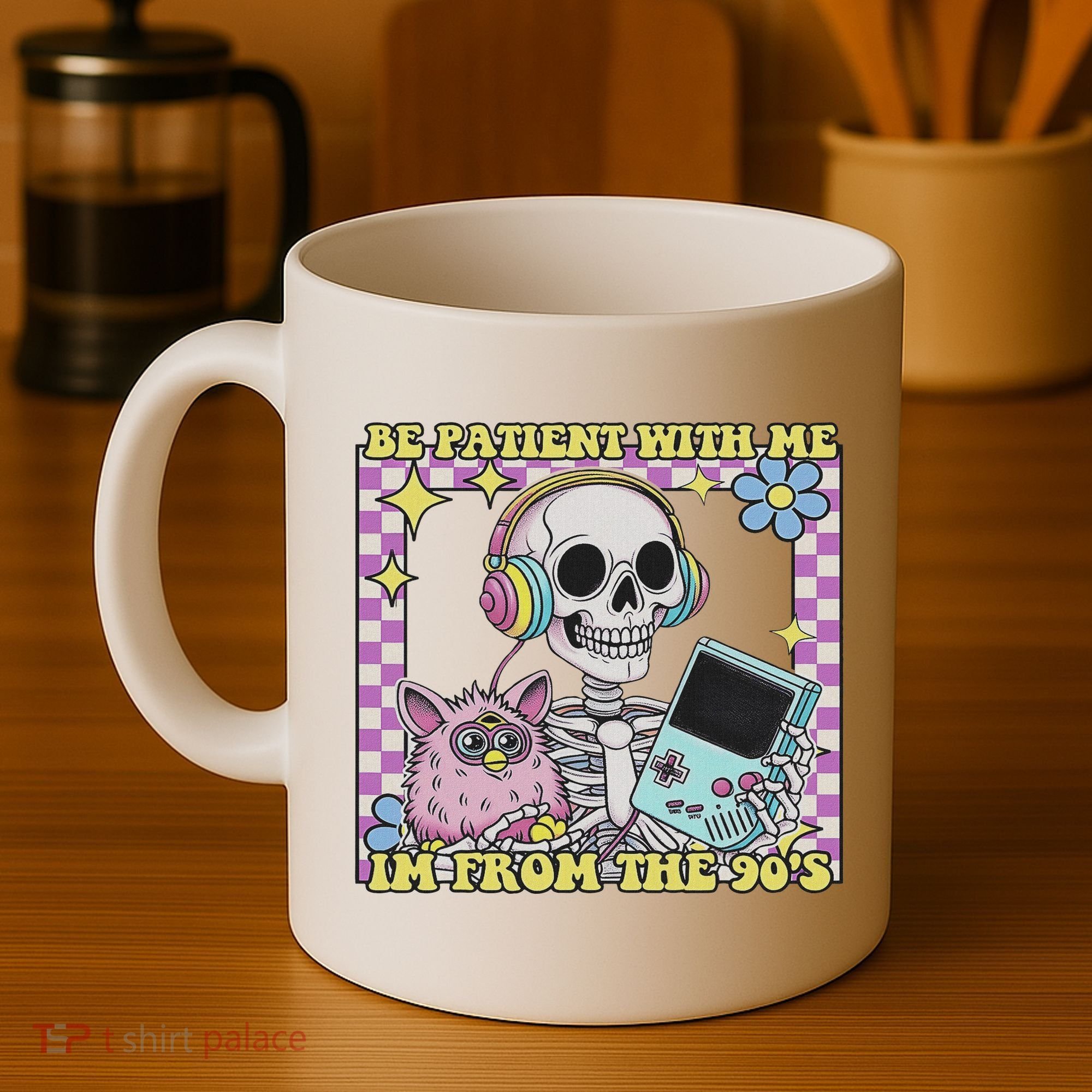 Skeleton Be Patient With Me I'm From The 90s Coffee Mug