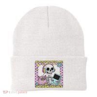 Skeleton Be Patient With Me I'm From The 90s Beanie thumb 0