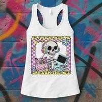 Skeleton Be Patient With Me I'm From The 90s Women's Tank Top thumb 3