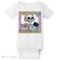 Skeleton Be Patient With Me I'm From The 90s Baby Bodysuit thumb 0