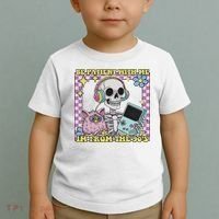 Skeleton Be Patient With Me I'm From The 90s Toddler T-Shirt thumb 2