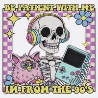 Skeleton Be Patient With Me I'm From The 90s Visor thumb 3