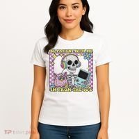 Skeleton Be Patient With Me I'm From The 90s Women's T-Shirt thumb 4