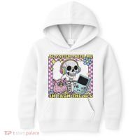 Skeleton Be Patient With Me I'm From The 90s Kids Hoodie thumb 0