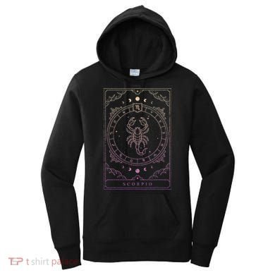 Scorpio Birthday Present Wo Zodiac Sign Women's Hoodie