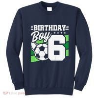 Soccer Birthday Party 6 Year Old Boy 6th Birthday Sweatshirt thumb 0
