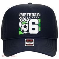Soccer Birthday Party 6 Year Old Boy 6th Birthday Hat thumb 0