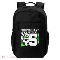 Soccer Birthday Party 5 Year Old Boy 5th Birthday Backpack thumb 0