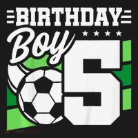 Soccer Birthday Party 5 Year Old Boy 5th Birthday Backpack thumb 2