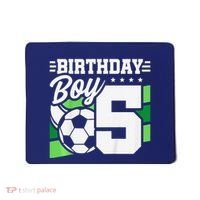 Soccer Birthday Party 5 Year Old Boy 5th Birthday Mousepad thumb 0
