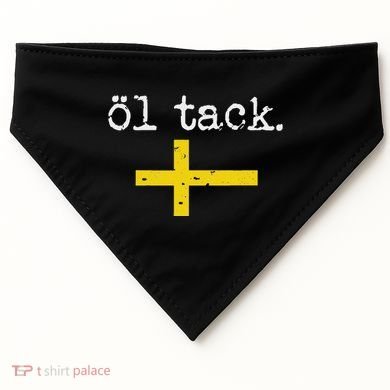 Swedish Beer Please Ol Tack USA-Made Doggie Bandana
