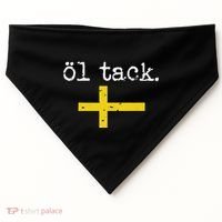 Swedish Beer Please Ol Tack USA-Made Doggie Bandana thumb 0