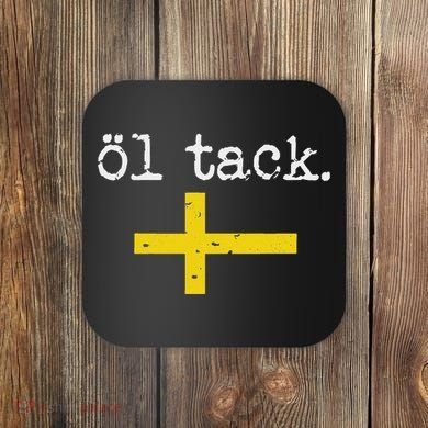 Swedish Beer Please Ol Tack Coaster