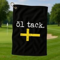 Swedish Beer Please Ol Tack Golf Towel thumb 1