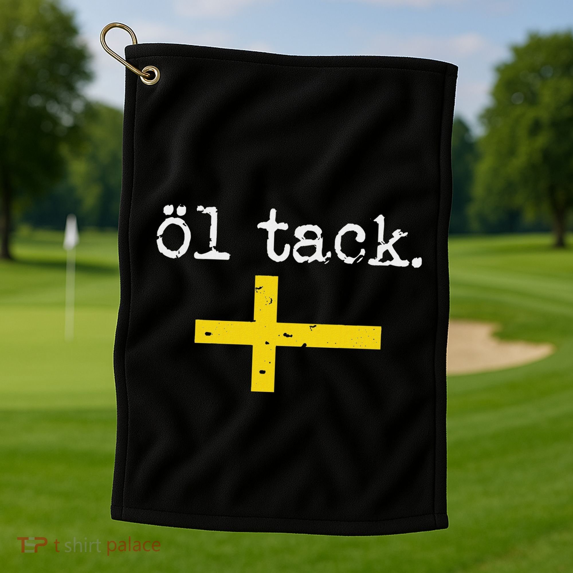 Swedish Beer Please Ol Tack Golf Towel