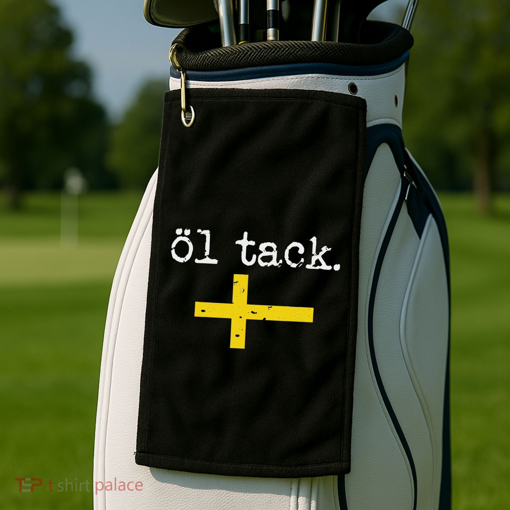 Swedish Beer Please Ol Tack Golf Towel