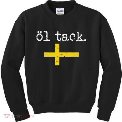 Swedish Beer Please Ol Tack Kids Sweatshirt