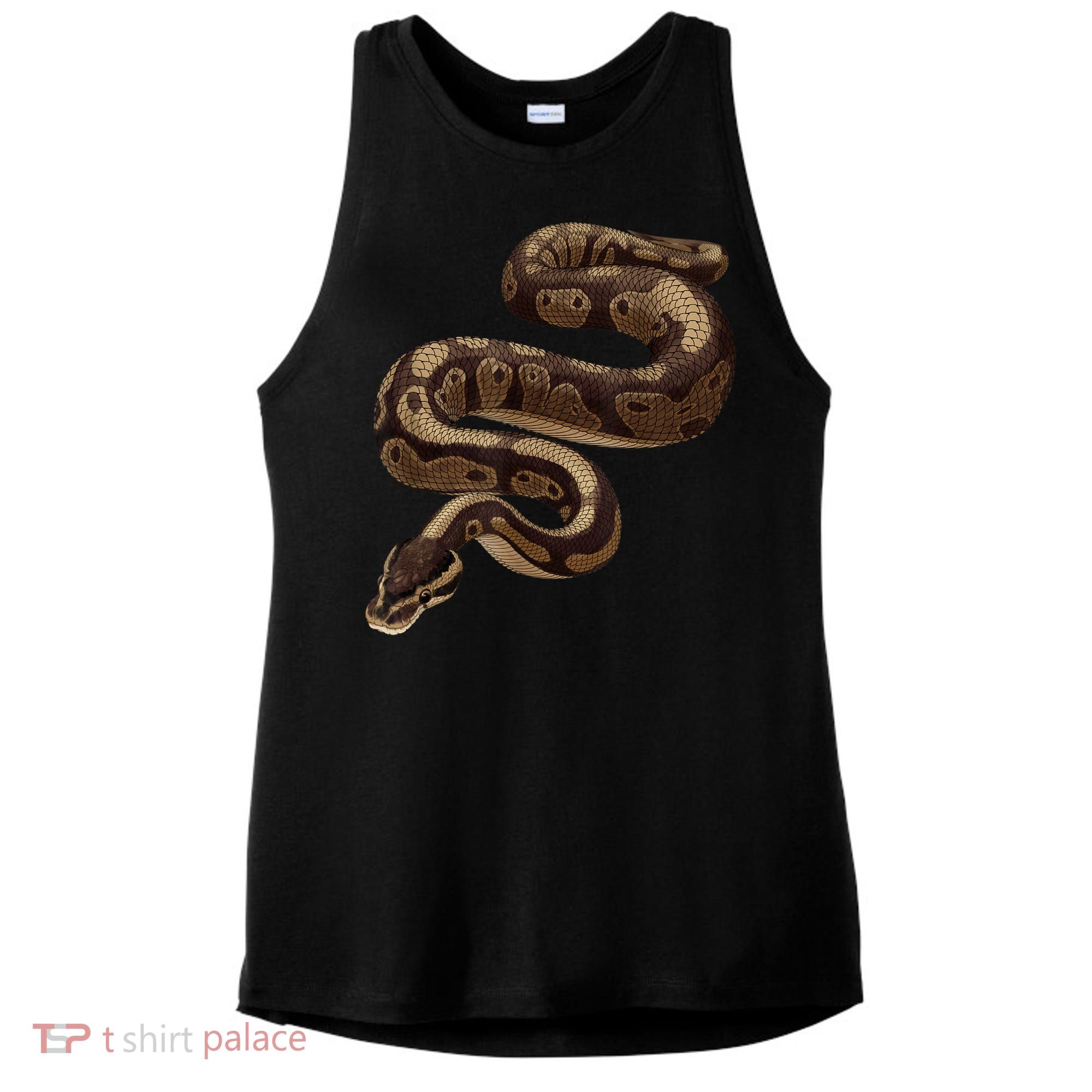 Snake Ball Python Ladies PosiCharge Tri-Blend Wicking Tank