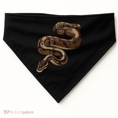 Snake Ball Python USA-Made Doggie Bandana
