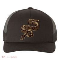 Snake Ball Python Yupoong Adult 5-Panel Trucker Hat thumb 0