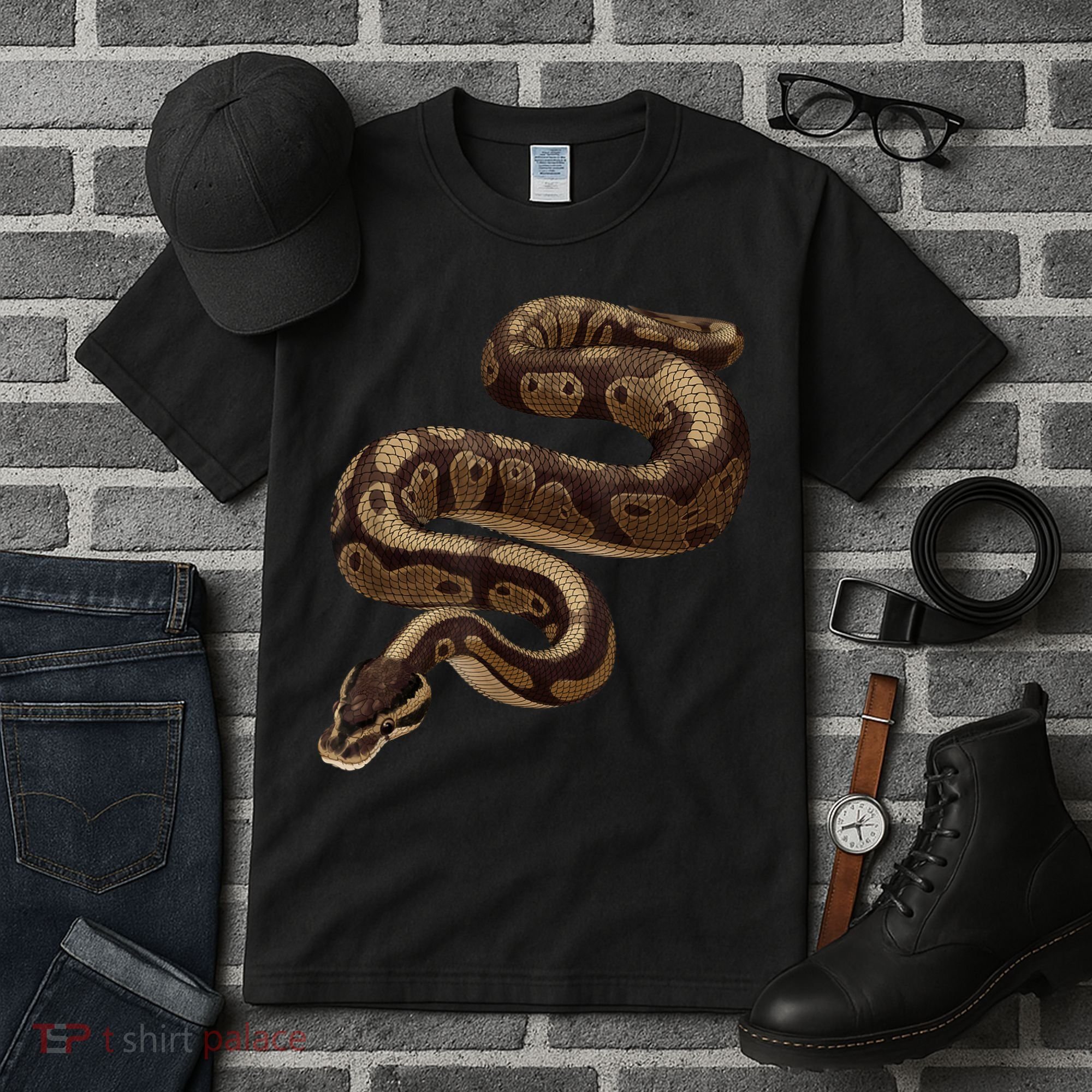 Snake Ball Python Tall T-Shirt