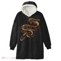 Snake Ball Python Hooded Wearable Blanket thumb 0