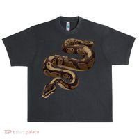 Snake Ball Python Urban Oversized Heavyweight T-Shirt thumb 0