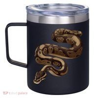 Snake Ball Python 12oz Stainless Steel Coffee Mug thumb 2