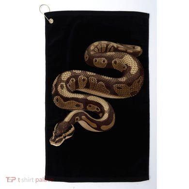 Snake Ball Python Golf Towel