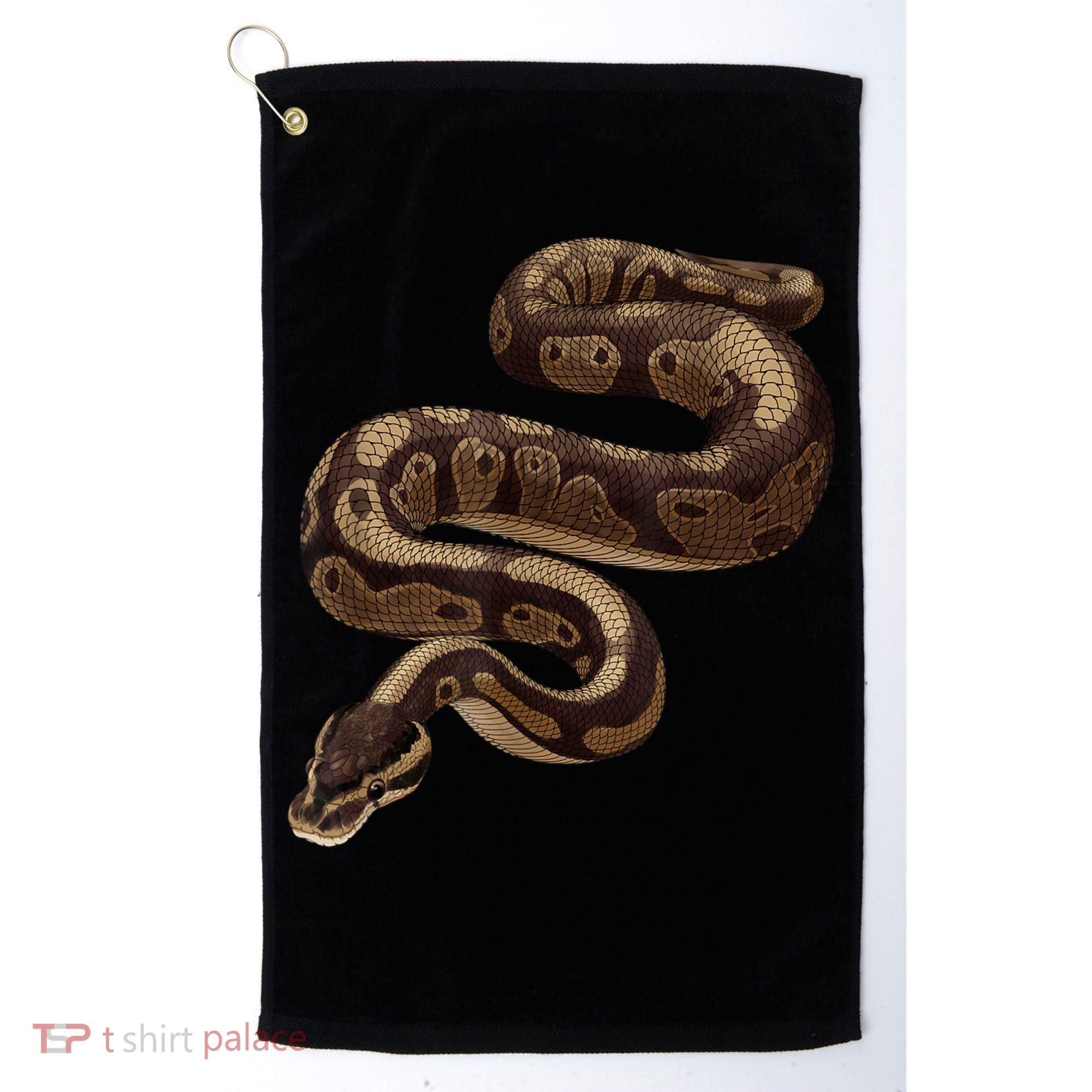 Snake Ball Python Golf Towel