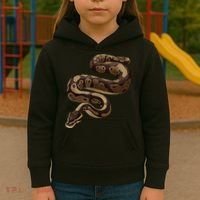 Snake Ball Python Kids Hoodie thumb 3