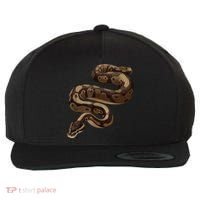 Snake Ball Python Wool Snapback Cap thumb 0