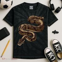 Snake Ball Python Kids Tie-Dye T-Shirt thumb 2