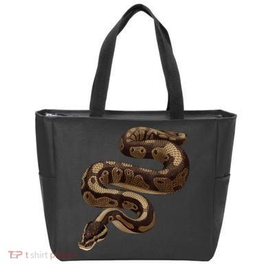 Snake Ball Python Tote Bag