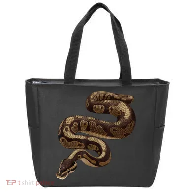 Snake Ball Python Tote Bag