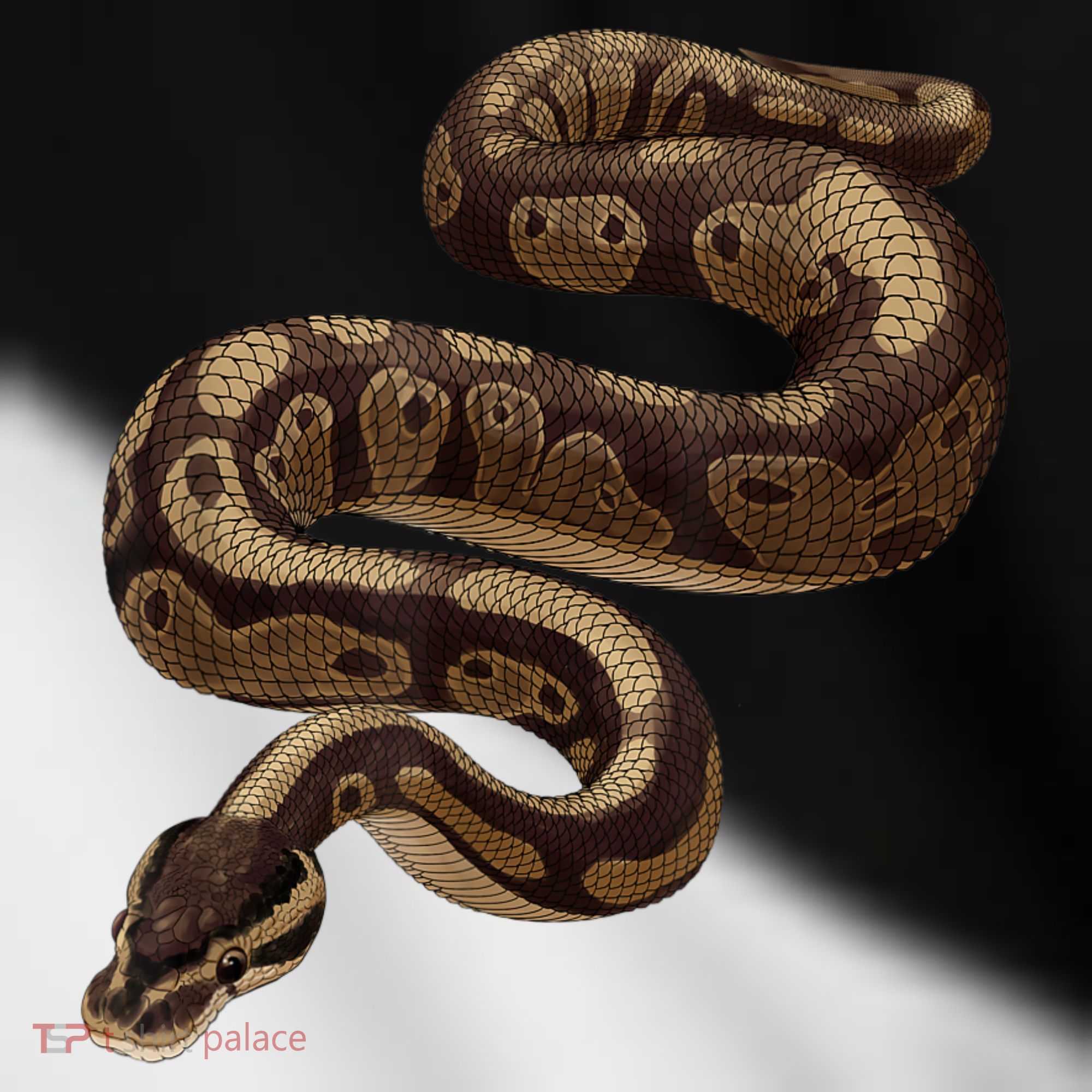 Snake Ball Python Toddler Fine Jersey T-Shirt