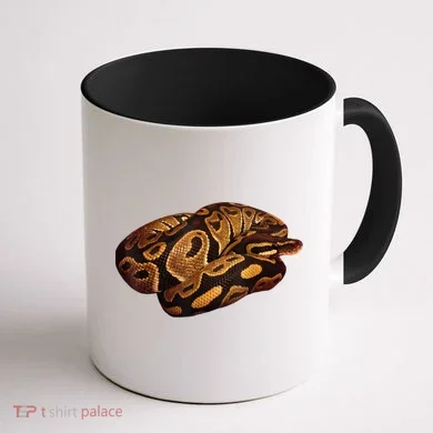 Snake Ball Python Tee Coffee Mug back