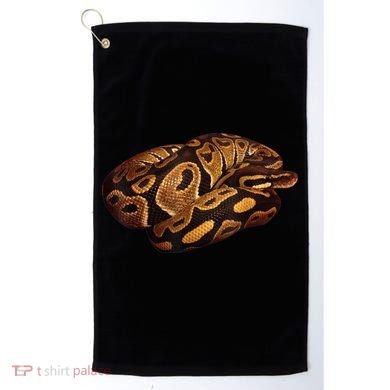 Snake Ball Python Tee Golf Towel