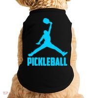 Sky Blue Pickleball Sports Logo Doggie Tank thumb 0