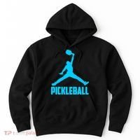 Sky Blue Pickleball Sports Logo Hoodie thumb 0